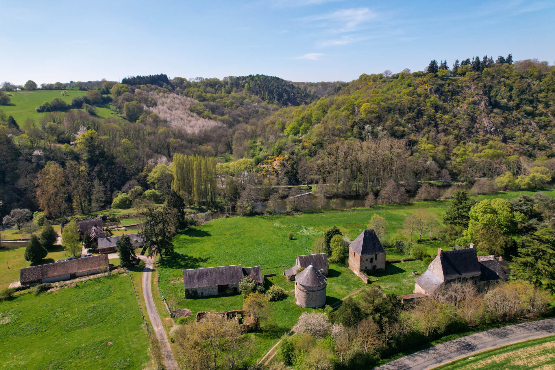 Paysage caractéristique des Alpes Mancelles